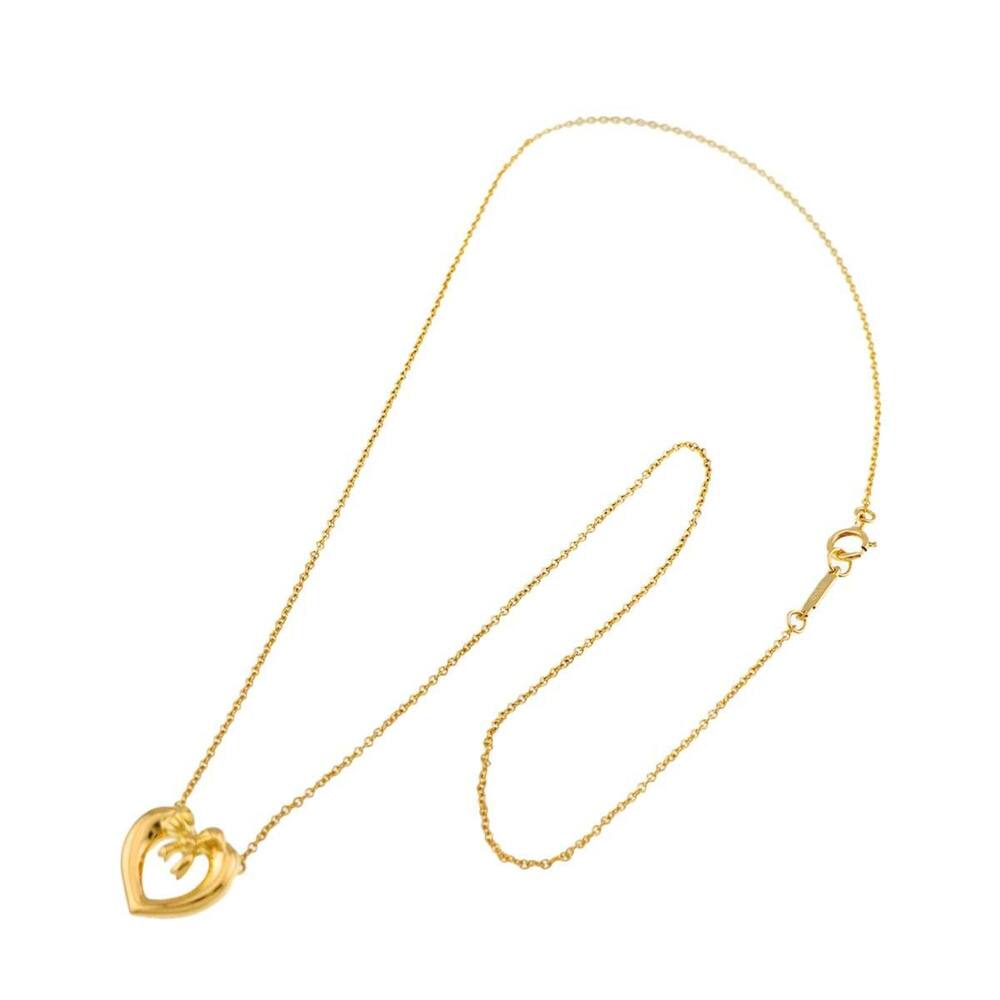 TIFFANY & CO. 18k Gold Heart Necklace